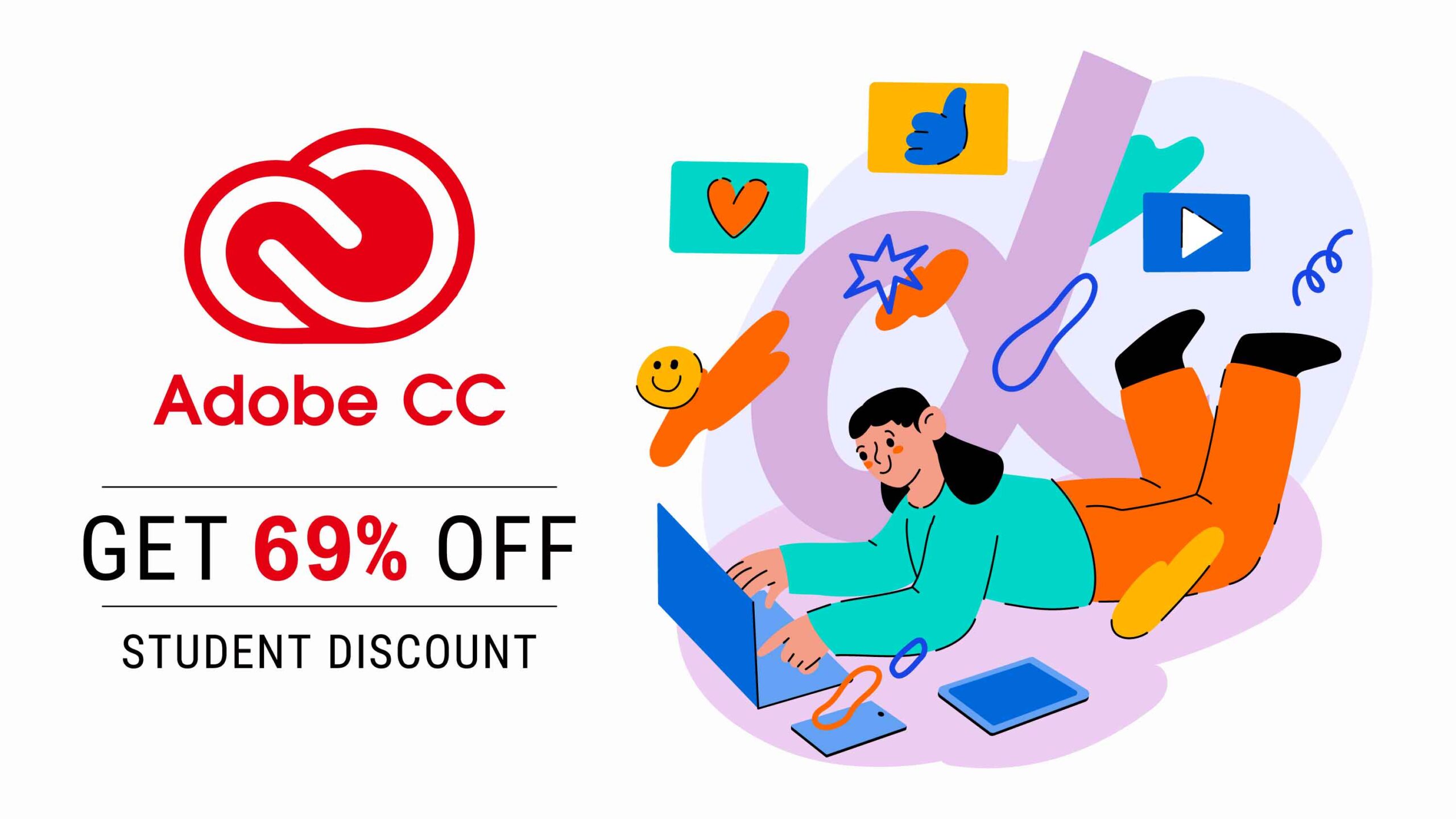 アドビの学割がすごい！最大69%OFFでAdobe CCが使い放題